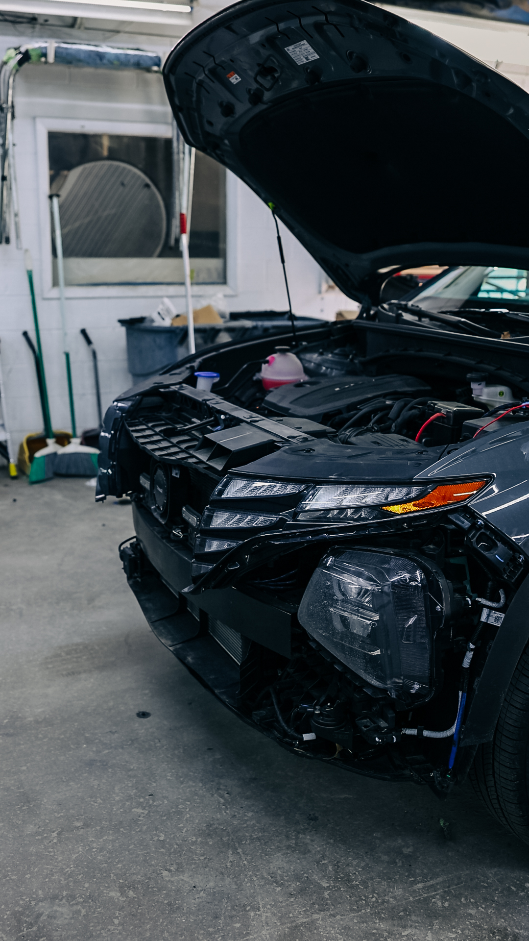 Paint prep work at Quality Auto Body