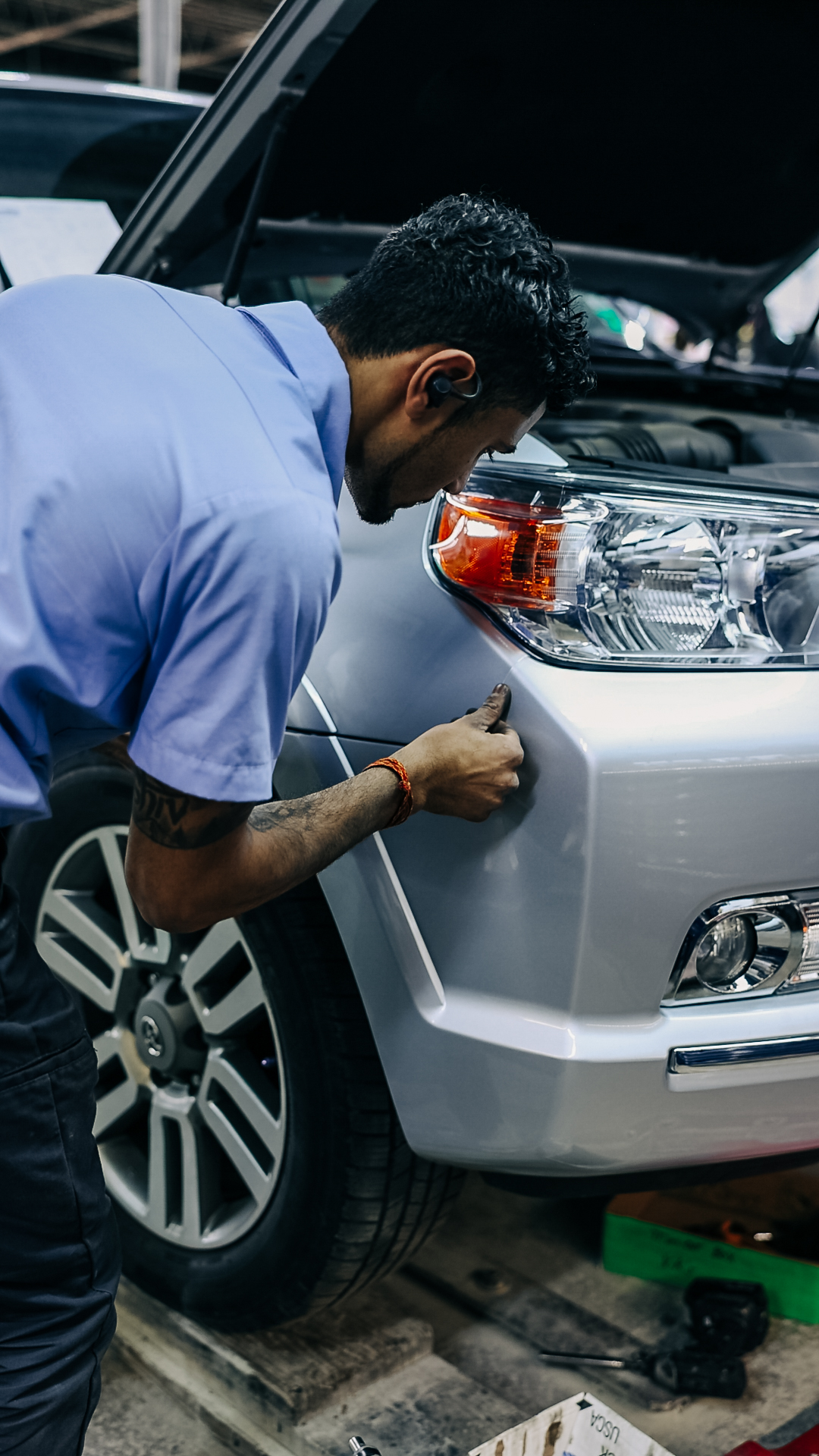 Quality Auto Body shop floor in Fairfax, VA